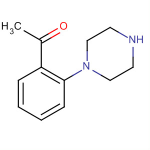 1-(2-(哌嗪-1-基)苯基)乙酮結(jié)構(gòu)式_439815-18-6結(jié)構(gòu)式