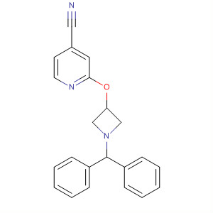 2-(1-Benzhydryl-azetidin-3-yloxy)-4-pyridylcarbonitrile Structure,442846-86-8Structure