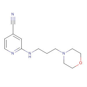 2-(3-嗎啉丙基氨基)異煙腈結(jié)構(gòu)式_442846-87-9結(jié)構(gòu)式