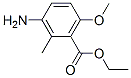Benzoic acid, 3-amino-6-methoxy-2-methyl-, ethyl ester (9ci) Structure,442903-53-9Structure