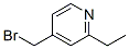 Pyridine, 4-(bromomethyl)-2-ethyl-(9ci)Structure,442910-31-8Structure Pyridine, 4-(bromomethyl)-2-ethyl-(9ci) Structure,442910-31-8Structure