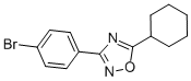 3-(4-Bromophenyl)-5-cyclohexyl-1,2,4-oxadiazoleStructure,443106-68-1Structure 3-(4-Bromophenyl)-5-cyclohexyl-1,2,4-oxadiazole Structure,443106-68-1Structure