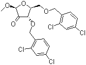 1-O-甲基-3,5-二-O-[(2,4-二氯苯基)甲基]-alpha-D-赤式戊呋喃糖苷-2-酮結構式_443642-30-6結構式
