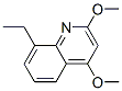 Quinoline, 8-ethyl-2,4-dimethoxy- (9ci)Structure,443687-63-6Structure Quinoline, 8-ethyl-2,4-dimethoxy- (9ci) Structure,443687-63-6Structure