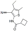 Cyclobutanecarboxamide, n-(3-cyano-4-ethyl-5-methyl-2-thienyl)-(9ci) Structure,444935-17-5Structure