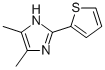1H-imidazole, 4,5-dimethyl-2-(2-thienyl)-Structure,445409-44-9Structure 1H-imidazole, 4,5-dimethyl-2-(2-thienyl)- Structure,445409-44-9Structure