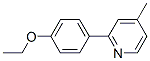 Pyridine, 2-(4-ethoxyphenyl)-4-methyl-(9ci)Structure,446302-06-3Structure Pyridine, 2-(4-ethoxyphenyl)-4-methyl-(9ci) Structure,446302-06-3Structure