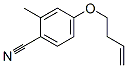 Benzonitrile, 4-(3-butenyloxy)-2-methyl-(9ci)Structure,449174-85-0Structure Benzonitrile, 4-(3-butenyloxy)-2-methyl-(9ci) Structure,449174-85-0Structure