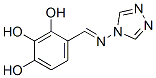 (9ci)-4-[(4h-1,2,4-噻唑-4-基亞氨基)甲基]-1,2,3-苯三醇結(jié)構(gòu)式_451519-77-0結(jié)構(gòu)式