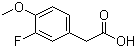 3-Fluoro-4-methoxyphenylacetic acid Structure,452-14-2Structure