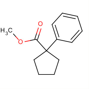 1-苯基-1-環(huán)戊烷羧酸甲酯結(jié)構(gòu)式_4535-96-0結(jié)構(gòu)式