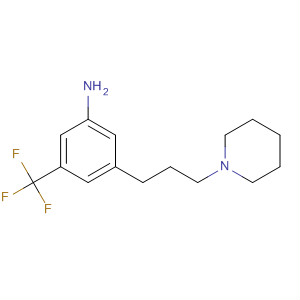 3-(3-(Piperidin-1-yl)propyl)-5-(trifluoromethyl)benzenamineStructure,453560-59-3Structure 3-(3-(Piperidin-1-yl)propyl)-5-(trifluoromethyl)benzenamine Structure,453560-59-3Structure