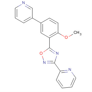 3-(吡啶-2-基)-5-[2-甲氧基-5-(吡啶-3-基)苯基]-1,2,4-噁二唑結(jié)構(gòu)式_453567-62-9結(jié)構(gòu)式