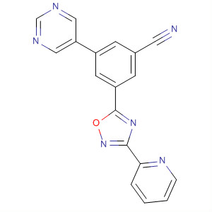 3-(吡啶-2-基)-5-(3-氰基-5-(5-嘧啶基)苯基)-1,2,4-噁二唑結(jié)構(gòu)式_453567-76-5結(jié)構(gòu)式