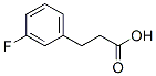 3-(3-Fluorophenyl)propanoic acidStructure,458-45-7Structure 3-(3-Fluorophenyl)propanoic acid Structure,458-45-7Structure