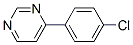 Pyrimidine, 4-(4-chlorophenyl)- (9ci)Structure,458541-37-2Structure Pyrimidine, 4-(4-chlorophenyl)- (9ci) Structure,458541-37-2Structure