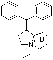 3-(Diphenylmethylene)-1,1-diethyl-2-methylpyrrolidinium bromideStructure,4630-95-9Structure 3-(Diphenylmethylene)-1,1-diethyl-2-methylpyrrolidinium bromide Structure,4630-95-9Structure