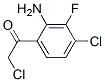 Ethanone, 1-(2-amino-4-chloro-3-fluorophenyl)-2-chloro-Structure,467456-99-1Structure Ethanone, 1-(2-amino-4-chloro-3-fluorophenyl)-2-chloro- Structure,467456-99-1Structure