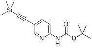 (5-Trimethylsilanylethynyl-pyridin-2-yl)-carbamic acid tert-butyl esterStructure,470463-41-3Structure (5-Trimethylsilanylethynyl-pyridin-2-yl)-carbamic acid tert-butyl ester Structure,470463-41-3Structure