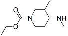 1-Piperidinecarboxylicacid,3-methyl-4-(methylamino)-,ethylester(9ci)Structure,473838-14-1Structure 1-Piperidinecarboxylicacid,3-methyl-4-(methylamino)-,ethylester(9ci) Structure,473838-14-1Structure