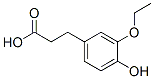 Benzenepropanoic acid, 3-ethoxy-4-hydroxy-(9ci)Structure,474940-58-4Structure Benzenepropanoic acid, 3-ethoxy-4-hydroxy-(9ci) Structure,474940-58-4Structure