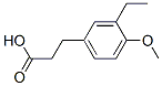 Benzenepropanoic acid, 3-ethyl-4-methoxy-(9ci)Structure,474940-61-9Structure Benzenepropanoic acid, 3-ethyl-4-methoxy-(9ci) Structure,474940-61-9Structure