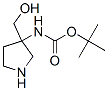 Tert-butyl 3-(hydroxymethyl)pyrrolin-3-ylcarbamate Structure,475469-15-9Structure