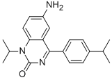 6-氨基-1-異丙基-4-(4-異丙基苯基)-1H-喹唑啉-2-酮結(jié)構(gòu)式_478963-35-8結(jié)構(gòu)式