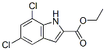 5,7-Dichloro-1H-indole-2-carboxylic acid ethyl esterStructure,4792-70-5Structure 5,7-Dichloro-1H-indole-2-carboxylic acid ethyl ester Structure,4792-70-5Structure