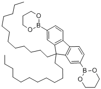 9,9-Didodecylfluorene-2,7-bis(trimethylene borate)Structure,480424-87-1Structure 9,9-Didodecylfluorene-2,7-bis(trimethylene borate) Structure,480424-87-1Structure