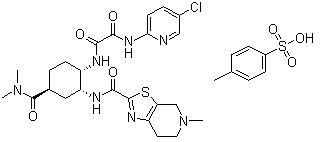 Edoxaban tsohStructure,480449-71-6Structure Edoxaban tsoh Structure,480449-71-6Structure