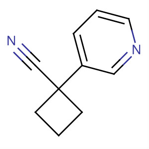 1-(3-吡啶)環(huán)丁烷甲腈結(jié)構(gòu)式_485828-50-0結(jié)構(gòu)式