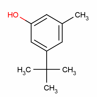 5-叔丁基對甲酚結(jié)構(gòu)式_4892-31-3結(jié)構(gòu)式