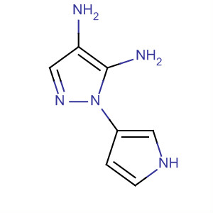1H-pyrazole-4,5-diamine, 1-(1h-pyrrol-3-yl)- Structure,491872-65-2Structure