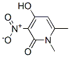 2(1H)-pyridone, 4-hydroxy-1,6-dimethyl-3-nitro-(7ci,8ci)Structure,4966-91-0Structure 2(1H)-pyridone, 4-hydroxy-1,6-dimethyl-3-nitro-(7ci,8ci) Structure,4966-91-0Structure