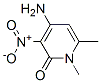 2(1H)-pyridone, 4-amino-1,6-dimethyl-3-nitro-(7ci,8ci)Structure,4966-94-3Structure 2(1H)-pyridone, 4-amino-1,6-dimethyl-3-nitro-(7ci,8ci) Structure,4966-94-3Structure