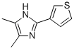 1H-imidazole, 4,5-dimethyl-2-(3-thienyl)-Structure,496807-49-9Structure 1H-imidazole, 4,5-dimethyl-2-(3-thienyl)- Structure,496807-49-9Structure