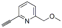 Pyridine, 2-ethynyl-6-(methoxymethyl)-(9ci)Structure,496840-21-2Structure Pyridine, 2-ethynyl-6-(methoxymethyl)-(9ci) Structure,496840-21-2Structure