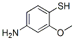 Benzenethiol, 4-amino-2-methoxy-(9ci)Structure,497855-25-1Structure Benzenethiol, 4-amino-2-methoxy-(9ci) Structure,497855-25-1Structure