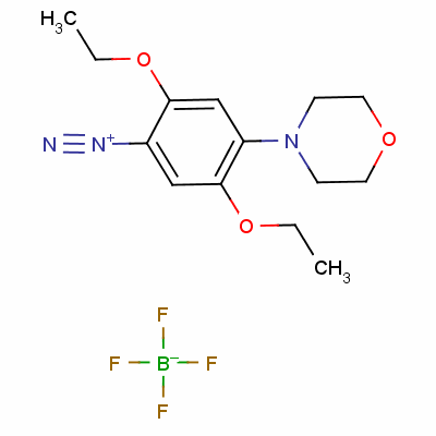 2,5-Diethoxy-4-morpholinobenzenediazonium tetrafluoroborateStructure,4979-72-0Structure 2,5-Diethoxy-4-morpholinobenzenediazonium tetrafluoroborate Structure,4979-72-0Structure