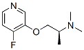 2-Propanamine,1-[(4-fluoro-3-pyridinyl)oxy]-n,n-dimethyl-,(2s)-(9ci) Structure,497948-96-6Structure