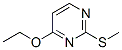 (9CI)-4-乙氧基-2-(甲基硫代)-嘧啶結(jié)構(gòu)式_49844-89-5結(jié)構(gòu)式