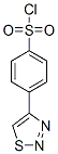4-(1,2,3-Thiadiazol-4-yl)benzenesulfonyl chlorideStructure,499771-00-5Structure 4-(1,2,3-Thiadiazol-4-yl)benzenesulfonyl chloride Structure,499771-00-5Structure