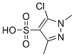 5-Chloro-1,3-dimethyl-1h-pyrazole-4-sulfonic acidStructure,499785-48-7Structure 5-Chloro-1,3-dimethyl-1h-pyrazole-4-sulfonic acid Structure,499785-48-7Structure