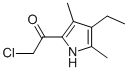 Ethanone,2-chloro-1-(4-ethyl-3,5-dimethyl-1h-pyrrol-2-yl)-(9ci)Structure,500303-00-4Structure Ethanone,2-chloro-1-(4-ethyl-3,5-dimethyl-1h-pyrrol-2-yl)-(9ci) Structure,500303-00-4Structure