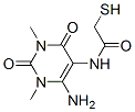 Acetamide,n-(6-amino-1,2,3,4-tetrahydro-1,3-dimethyl-2,4-dioxo-5-pyrimidinyl)-2-mercapto-Structure,500311-81-9Structure Acetamide,n-(6-amino-1,2,3,4-tetrahydro-1,3-dimethyl-2,4-dioxo-5-pyrimidinyl)-2-mercapto- Structure,500311-81-9Structure