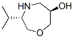 1,4-Oxazepin-6-ol ,hexahydro-3-(1-methylethyl)-,(3s,6r)-(9ci)Structure,500708-41-8Structure 1,4-Oxazepin-6-ol ,hexahydro-3-(1-methylethyl)-,(3s,6r)-(9ci) Structure,500708-41-8Structure