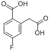 2-(Carboxymethyl)-4-fluorobenzoic acidStructure,500779-09-9Structure 2-(Carboxymethyl)-4-fluorobenzoic acid Structure,500779-09-9Structure
