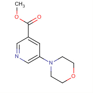 5-嗎啉-4-基-煙酸甲酯結(jié)構(gòu)式_500865-54-3結(jié)構(gòu)式