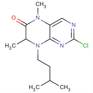 2-Chloro-8-isopentyl-5,7-dimethyl-7,8-dihydropteridin-6(5h)-oneStructure,501439-05-0Structure 2-Chloro-8-isopentyl-5,7-dimethyl-7,8-dihydropteridin-6(5h)-one Structure,501439-05-0Structure